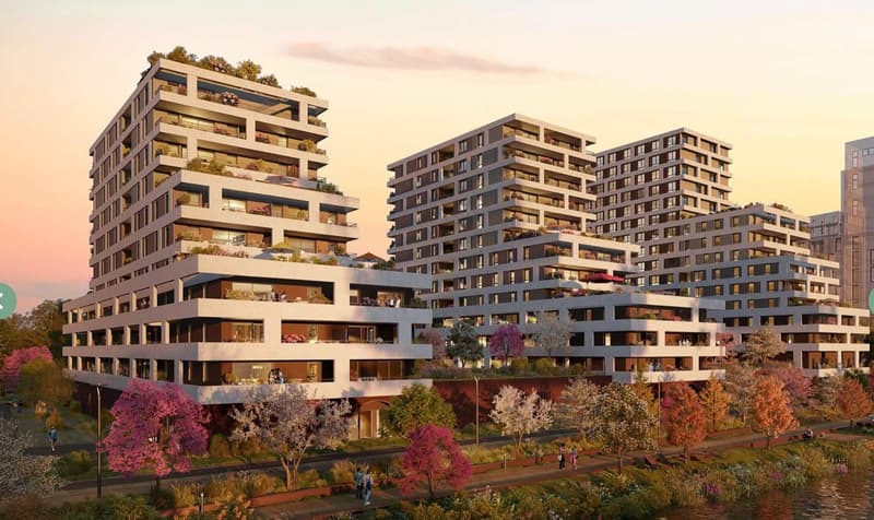 Appartamento moderno di 3 locali con vista sul fiume a Huningue (4)
