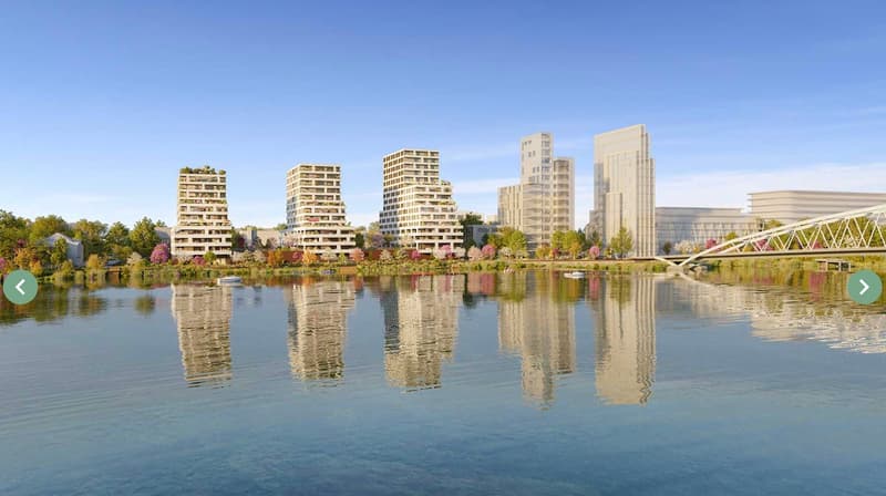 Appartamento moderno di 3 locali con vista sul fiume a Huningue (2)
