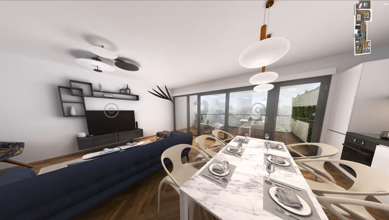 Appartamento GREENLINE T3 di 80m² - Terrazza di 21m² - Consegna GIUGNO 2025 (3)