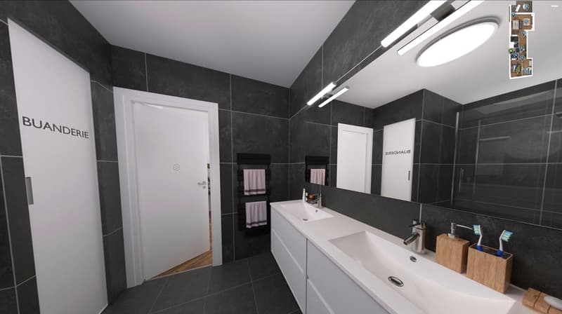 Appartamento GREENLINE T3 di 80m² - Terrazza di 21m² - Consegna GIUGNO 2025 (8)