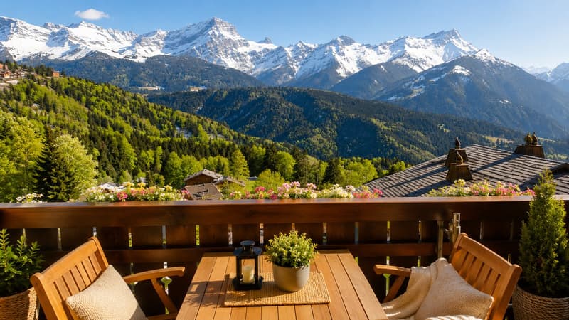 VILLARS-SUR-OLLON, EXCEPTIONAL VIEW, SPACIOUS 3.5 ROOMS IN THE ATTIC (3)