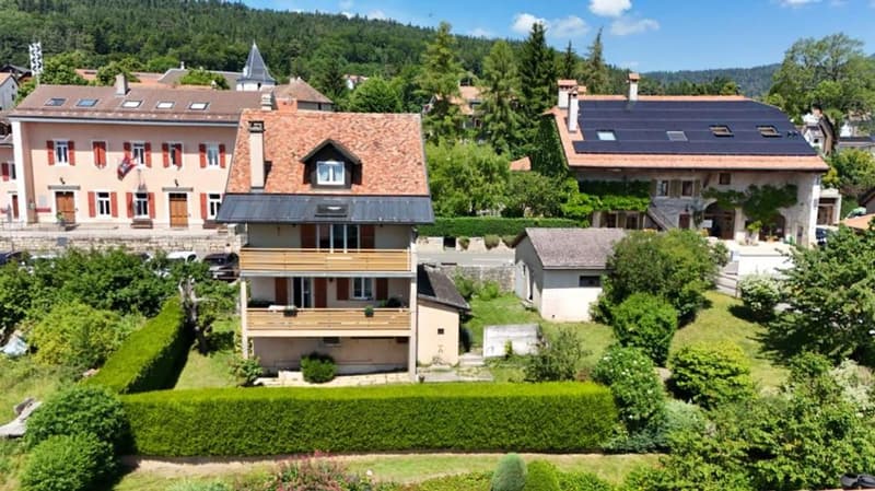 Villaggio di Arzier, casa indipendente con 2 appartamenti (8)