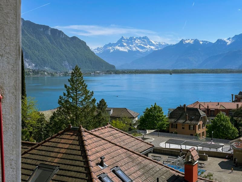 Helles 2,5-Zimmer-Wohnung mit Seeblick und Bergblick (5)