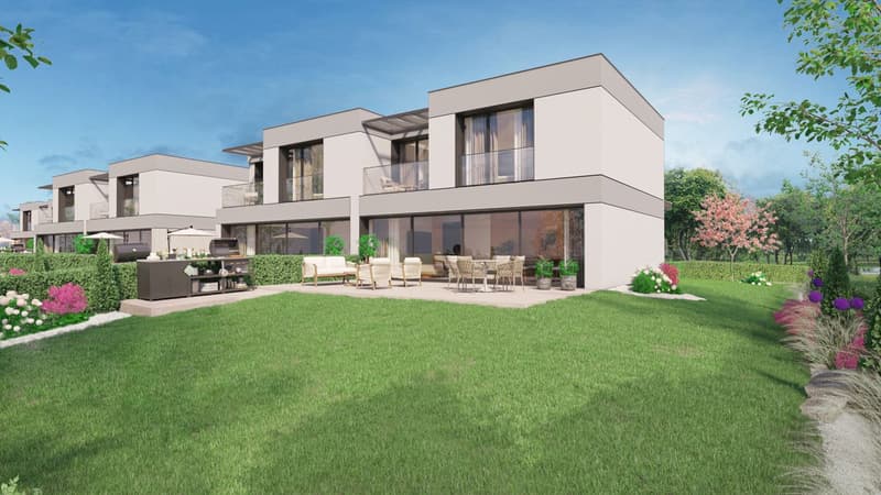 Perspective villas jumelles