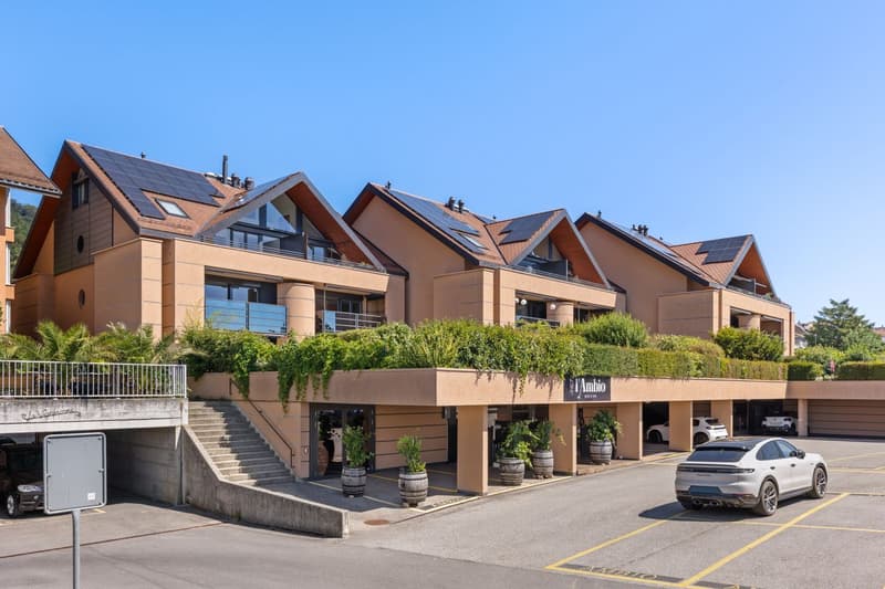 Elegance and comfort for this duplex attic with a view of the lake and the Alps (3)