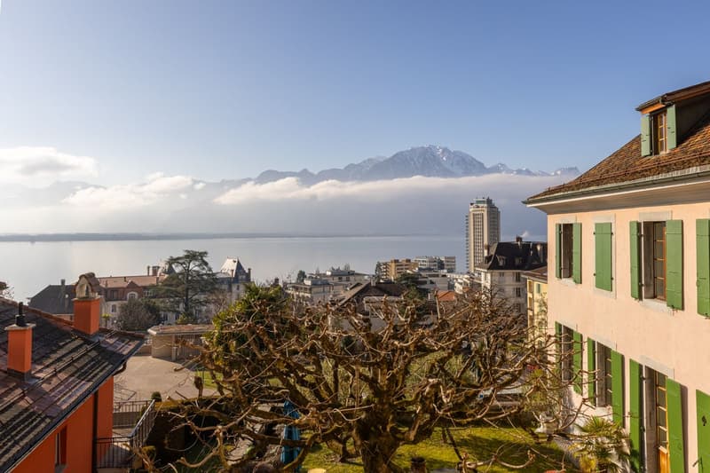 Au coeur de Montreux - Appartement de 270 m2 avec vue , terrasse et jardin privatif (2)