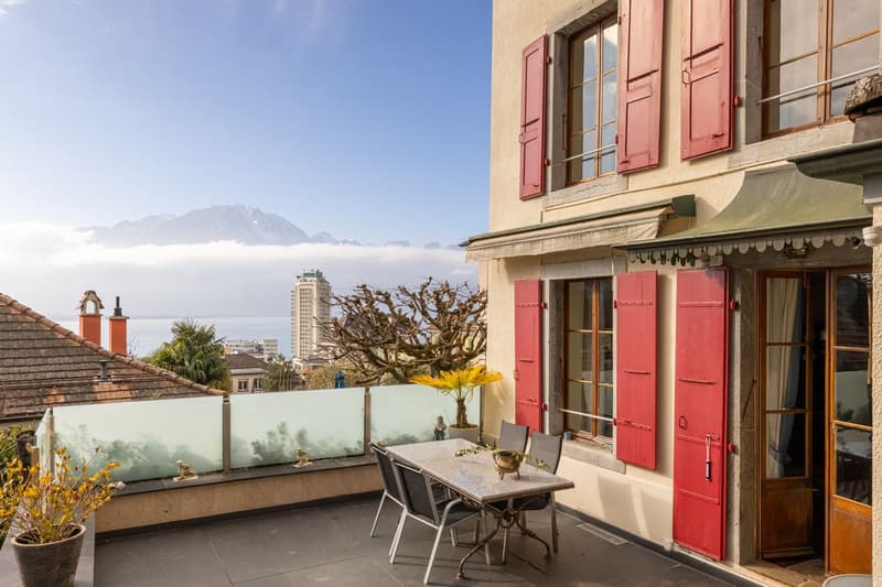 Au coeur de Montreux - Appartement de 270 m2 avec vue , terrasse et jardin privatif (4)