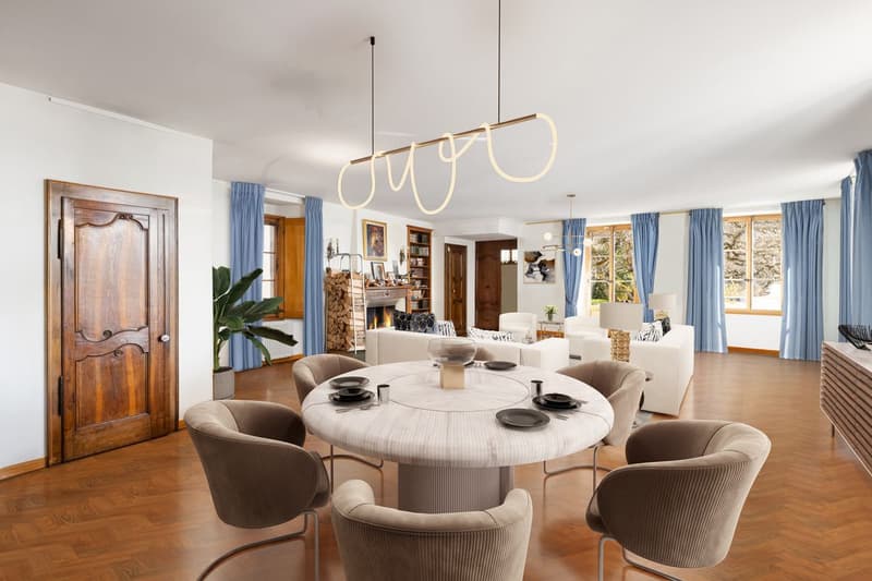 Au coeur de Montreux - Appartement de 270 m2 avec vue , terrasse et jardin privatif (3)