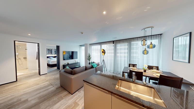 Wohnung mit Balkon – Mindestmietdauer 1 Monat (5)