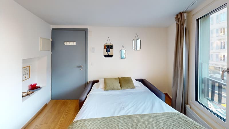 Rooftop Views & Central Location: 1-Bedroom Apartment in Lausanne (17)