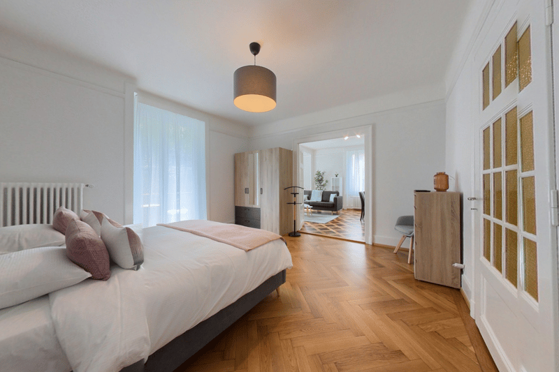 Spacious 80 m² 2-bedroom apartment - Montchoisi, quiet residential area. (3)