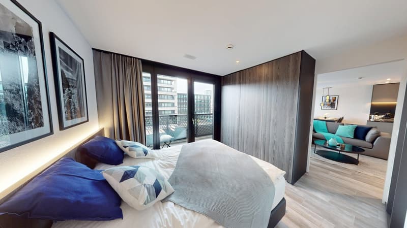 Appartement 2 pièces meublé avec balcon élégant (13)