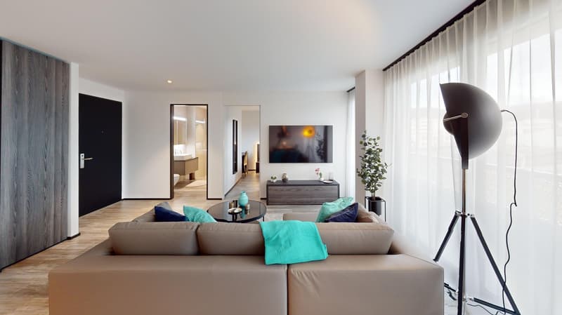 Appartement 2 pièces meublé avec balcon élégant (10)