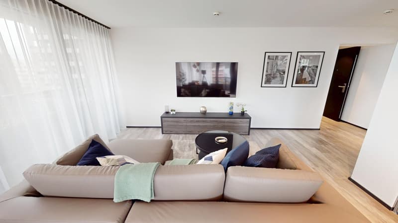 Appartement meublé avec balcon - Minimum 1 mois (13)