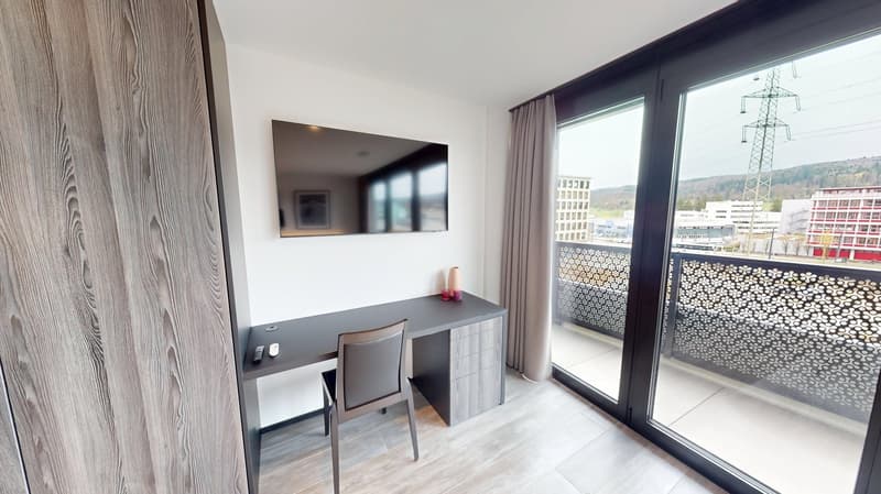 Appartement meublé avec balcon - Minimum 1 mois (16)