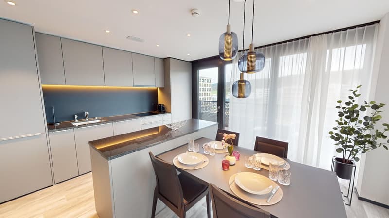 Appartement meublé avec balcon - Minimum 1 mois (8)