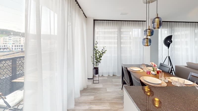 Appartement meublé avec balcon - Minimum 1 mois (11)