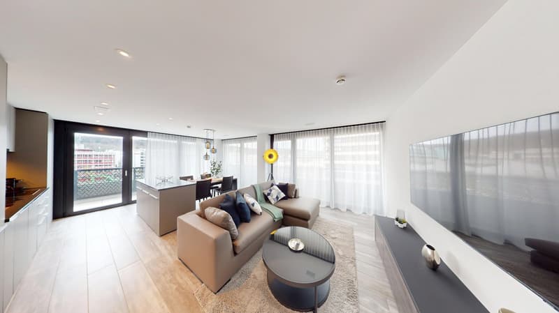 Appartement meublé avec balcon - Minimum 1 mois (12)