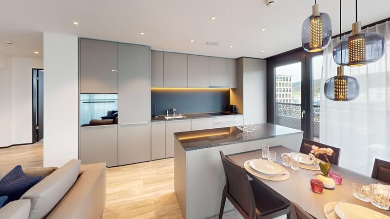 Appartement meublé avec balcon - Minimum 1 mois (9)