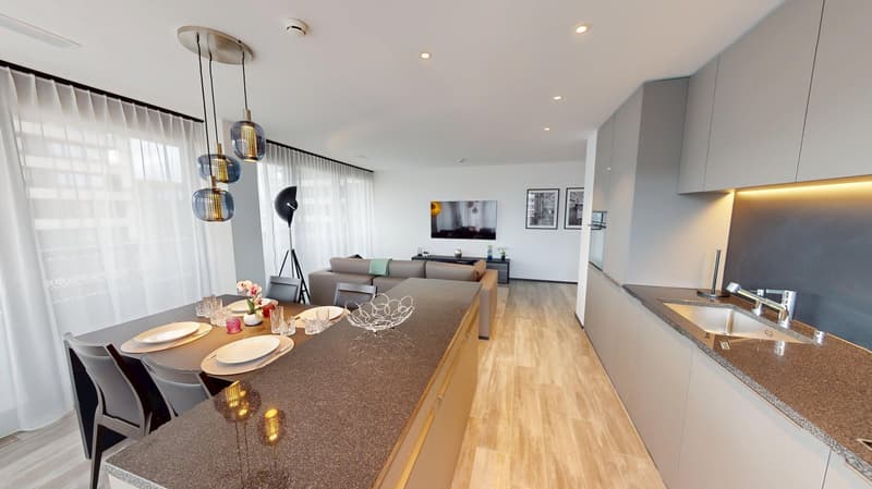 Appartement meublé avec balcon - Minimum 1 mois (5)