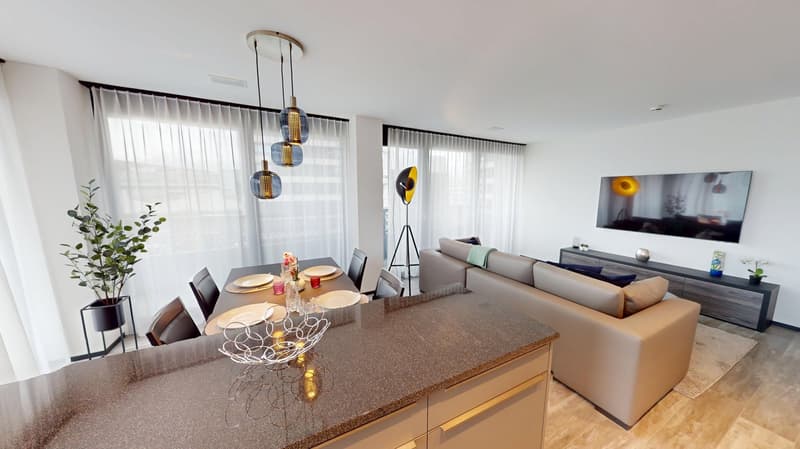 Appartement meublé avec balcon - Minimum 1 mois (6)