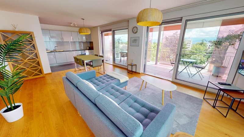 Furnished 2-Bed with balcony and parking in Nyon/Appartement 2 chambres avec balcon et parking Nyon (1)