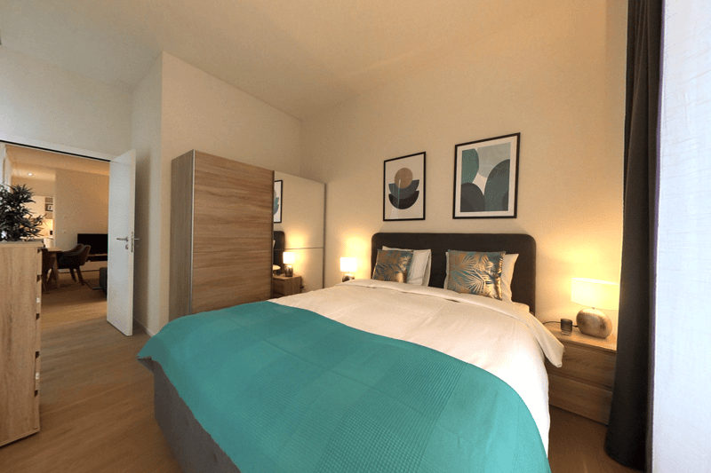 Grand et confortable appartement 1 pièce meublé centre-ville avec utilités incluses (6)