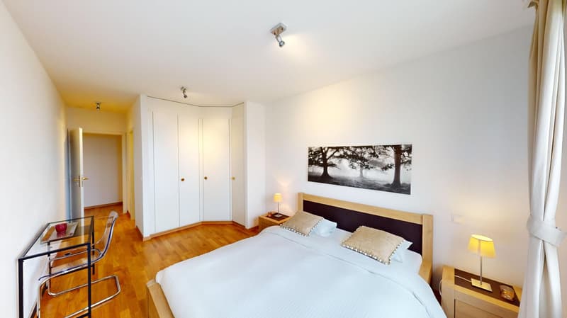 Appartement spacieux 2 chambres, 2 salles de bain avec parking, balcon et vue sur le lac ! (6)