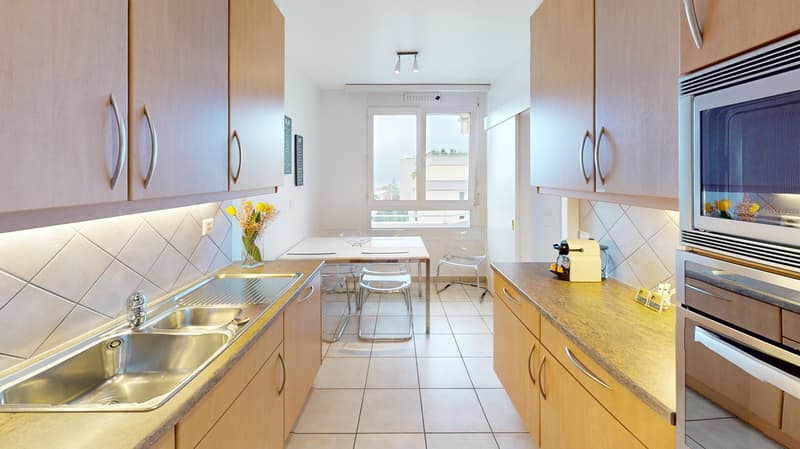 Appartement spacieux 2 chambres, 2 salles de bain avec parking, balcon et vue sur le lac ! (2)