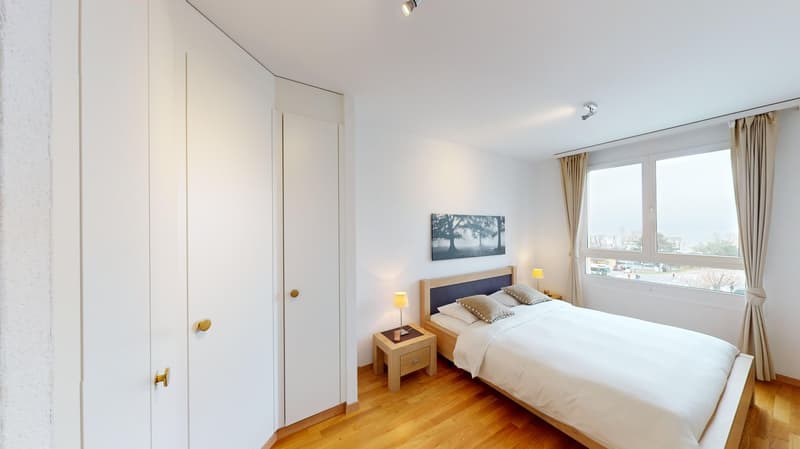 Appartement spacieux 2 chambres, 2 salles de bain avec parking, balcon et vue sur le lac ! (14)
