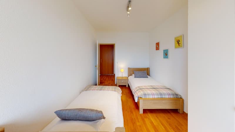 Appartement spacieux 2 chambres, 2 salles de bain avec parking, balcon et vue sur le lac ! (18)