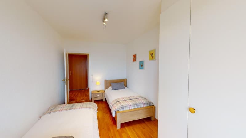 Appartement spacieux 2 chambres, 2 salles de bain avec parking, balcon et vue sur le lac ! (9)
