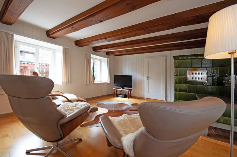 8. Zimmer 2 - Einfamilienhaus, Bauernhaus, 8 Zimmer, freistehend, restauriert, familienfreundlich, Parkett, Stellplätze, Estrich, Scheune, Ausbaupotenzial, kaufen, verkaufen, Immobilienmakler, FEHR Immopartner AG, Homburg, Frauenfeld, Thurgau