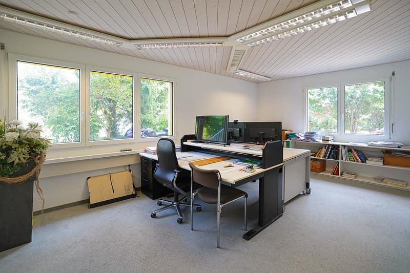 7. Sekretariat - Bürofläche, Gewerbefläche, Einbauküche, Duschbad, Eigennutzung, Kapitalanlage, Stellplätze, kaufen, verkaufen, Immobilienmakler, FEHR Immopartner AG, Berikon, Bremgarten, Aargau, Schweiz