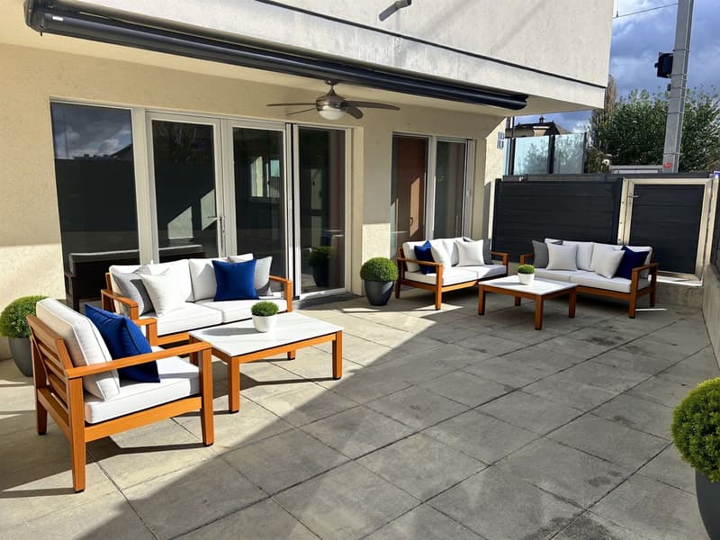 Grande terrasse devant le séjour