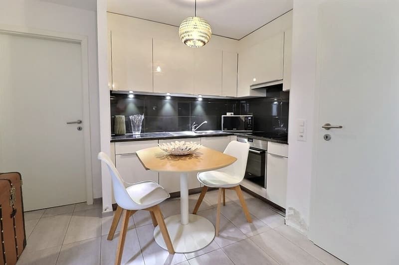 Cuisine du studio au rez inférieur