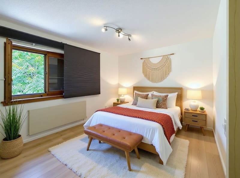 Chambre 1 home staging virtuel