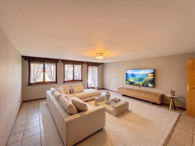 2 minutes from Echallens - 4-room apartment on the ground floor with garage (2)