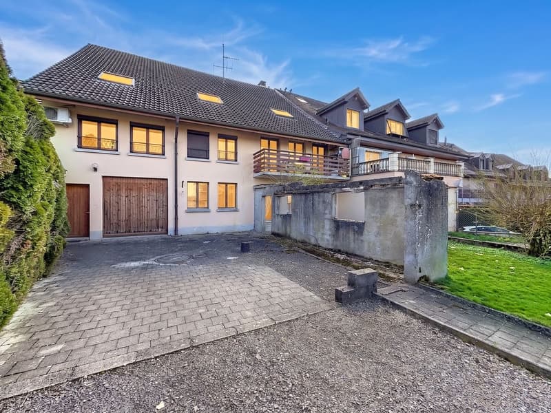 2 minutes from Echallens - 4-room apartment on the ground floor with garage (1)