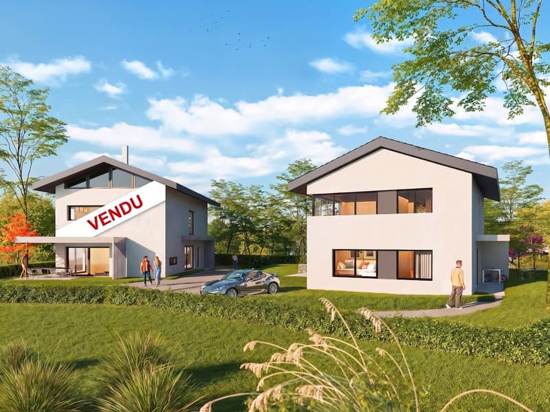 Savigny (VD) - Two contemporary villas on a magnificent plot of 2'000 m² (one sold) (2)