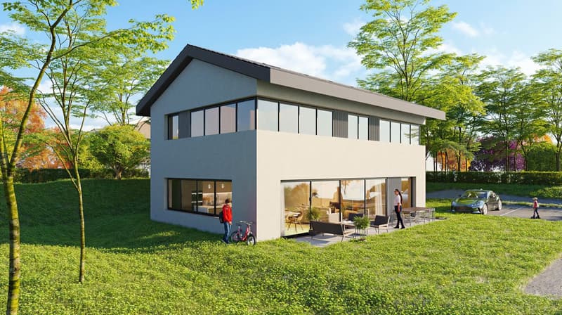 Savigny (VD) - Two contemporary villas on a magnificent plot of 2'000 m² (one sold) (4)