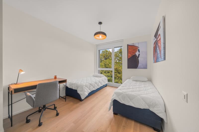 Superbe appartement meublé de luxe avec vue à Puidoux -Chexbres (8)