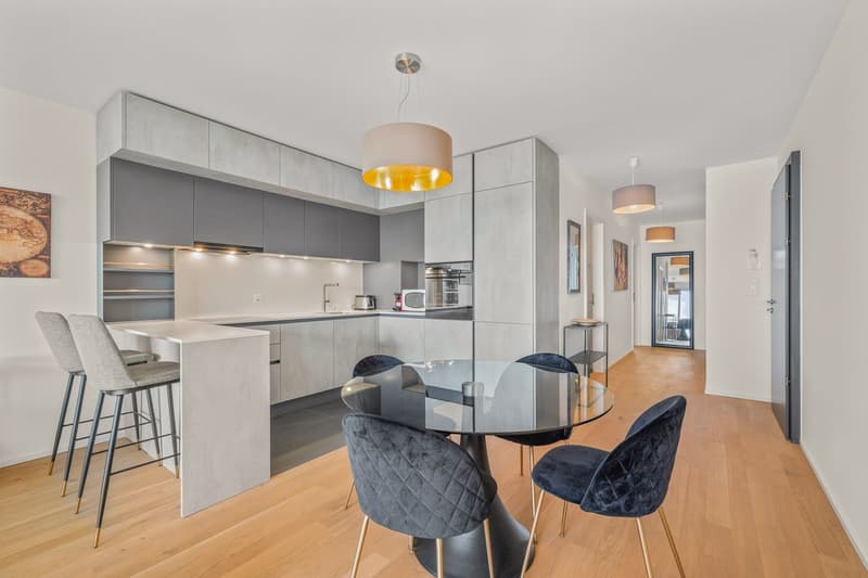 Superbe appartement meublé de luxe avec vue à Puidoux -Chexbres (4)