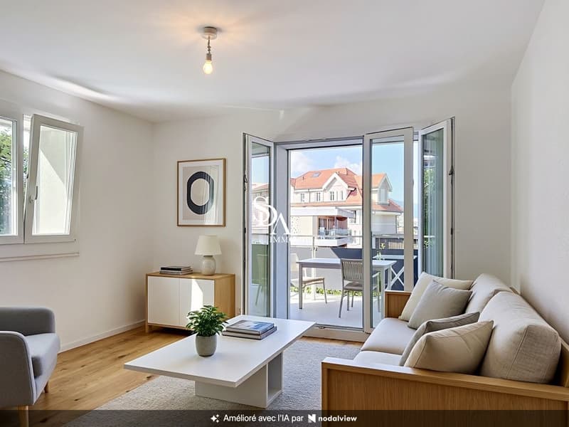 Bel appartements de 3.5 pièces avec balcon et jardin (3)