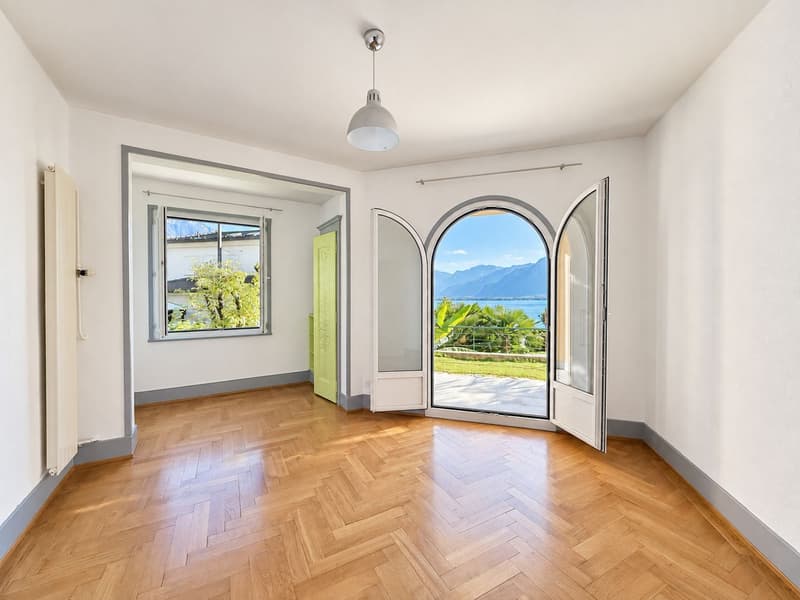 Appartement de charme de 4,5 pièces, terrasse, jardin et splendide vue sur le lac ! (7)