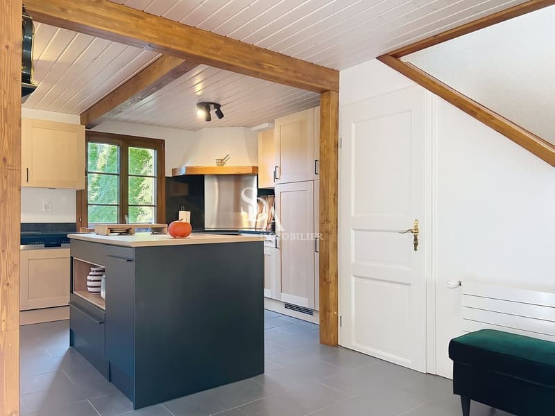 Rare et magnifique! à louer chalet familial au coeur des "Paccots" (4)
