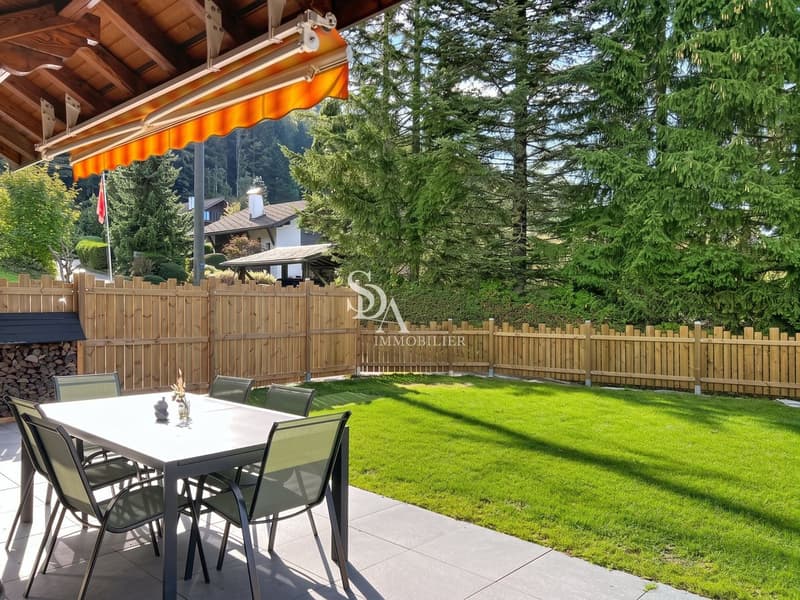Rare et magnifique! à louer chalet familial au coeur des "Paccots" (2)