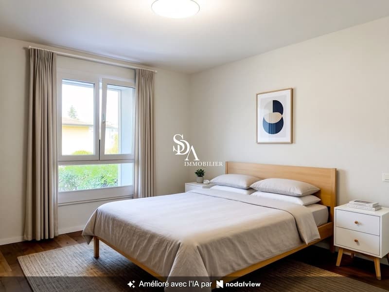 Bel appartement de 3.5 pièces avec balcon et jardin (1)