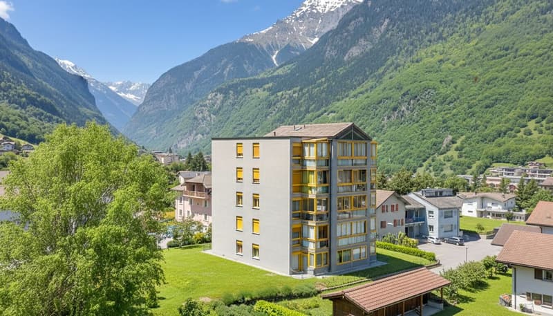 Façade de l'immeuble