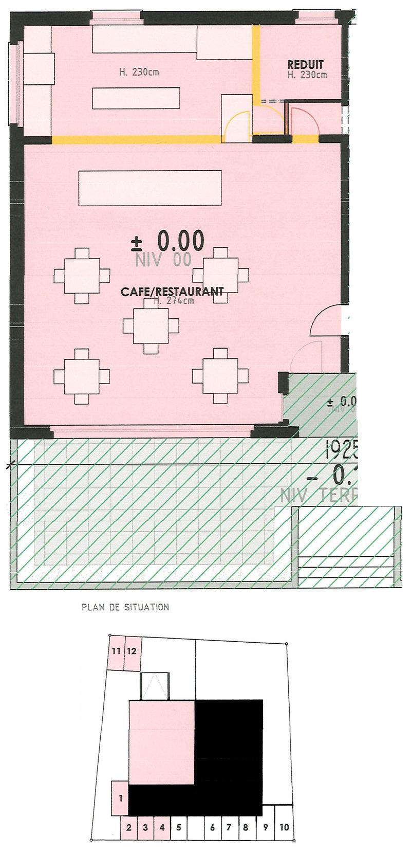 Plan du rez-de-chaussée